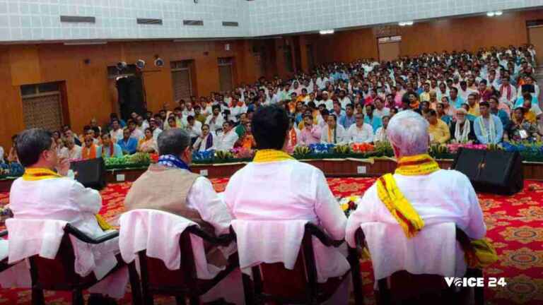 Ahead of the panchayat elections, BJP's extended executive meeting in Agartala