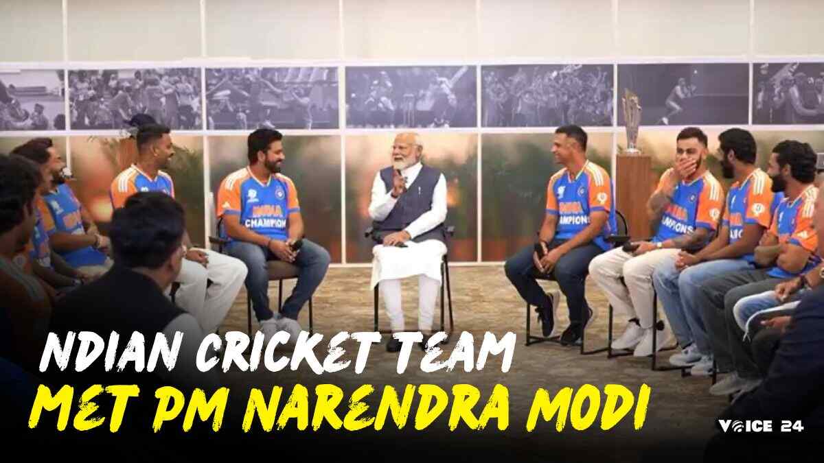 ndian Cricket team met Prime Minister Narendra Modi